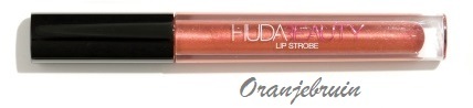 Lipstick gloss Hudabeauty glossy oranjebruin