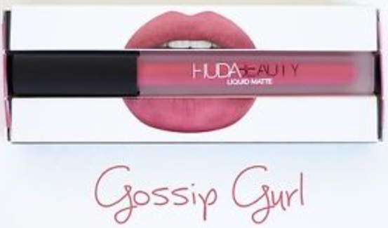 Lipstick gloss Hudabeauty matte roze