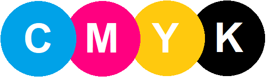 CMYK-kleur logo
