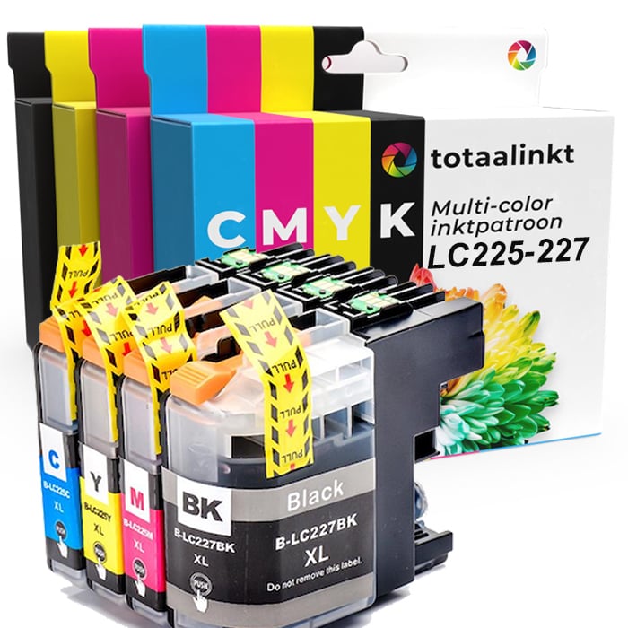 Inktcartridge voor Brother LC-227VALBP | 4-pack multicolor