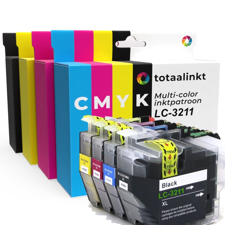 Inktcartridge voor Brother LC-3211VALDR | 4-pack multi-color