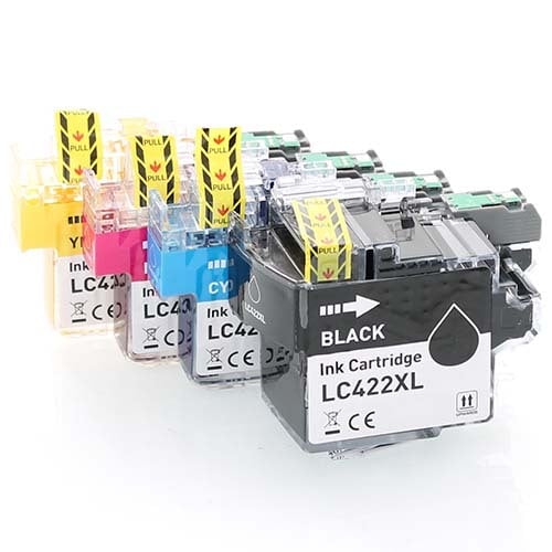 Inktcartridge voor Brother LC-422XL | 4-pack multicolor