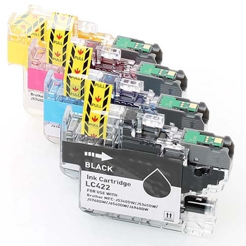Inktcartridge voor Brother LC-422 | 4-pack multicolor