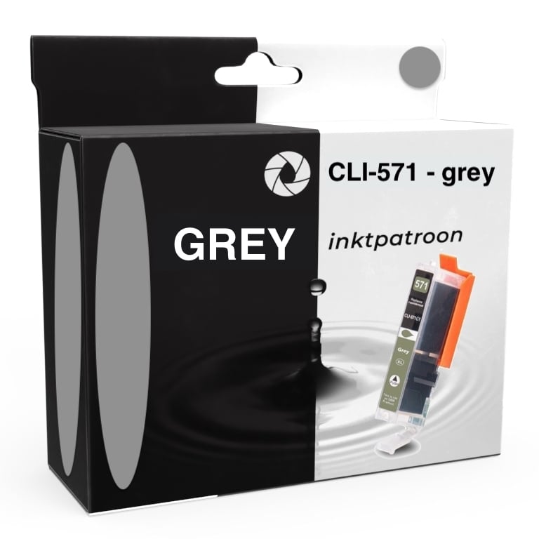 Inktcartridge voor Canon CLI-571G XL | grijs