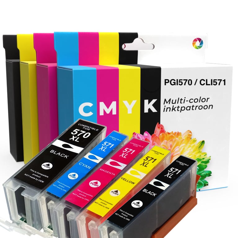 Canon Pixma TS8050 inktcartridge | 5-pack multicolor