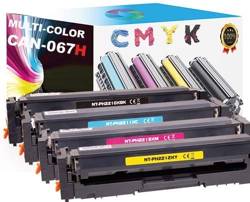 Tonercartridge voor Canon  067H - Can067H | 4-pack multicolor