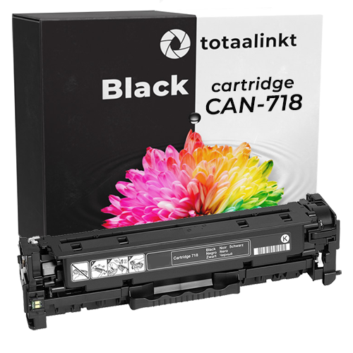 Tonercartridge voor Canon 718BK-2662B002 | zwart
