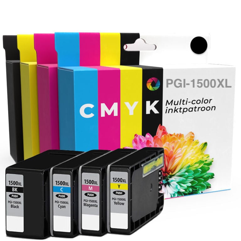 Inktcartridge voor Canon PGI-1500 | 4-pack multi-color