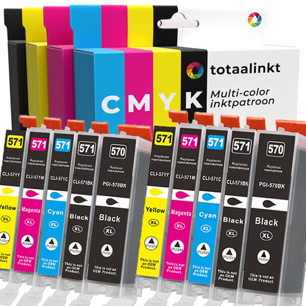Canon Pixma MG6852 inktcartridge | 10-pack multicolor