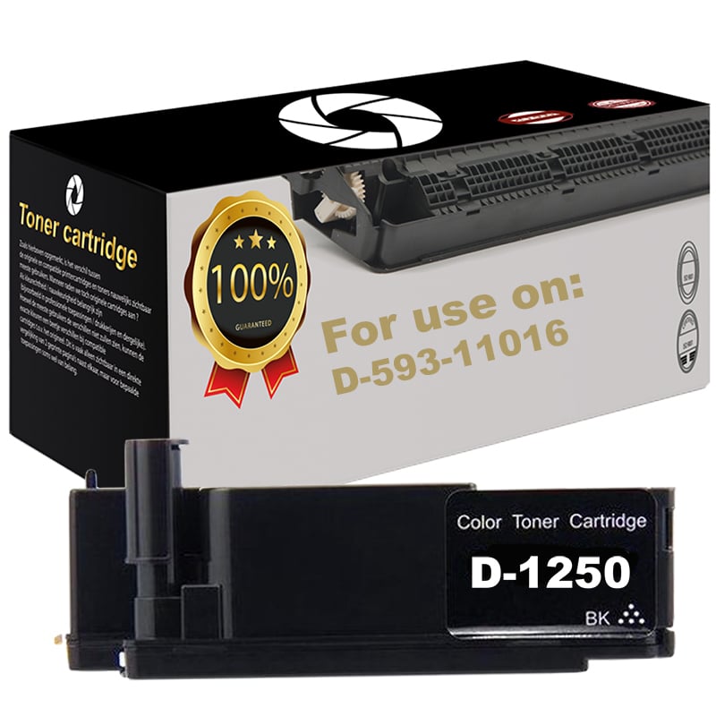 Toner voor Dell C1760nw Color laserprinter | zwart