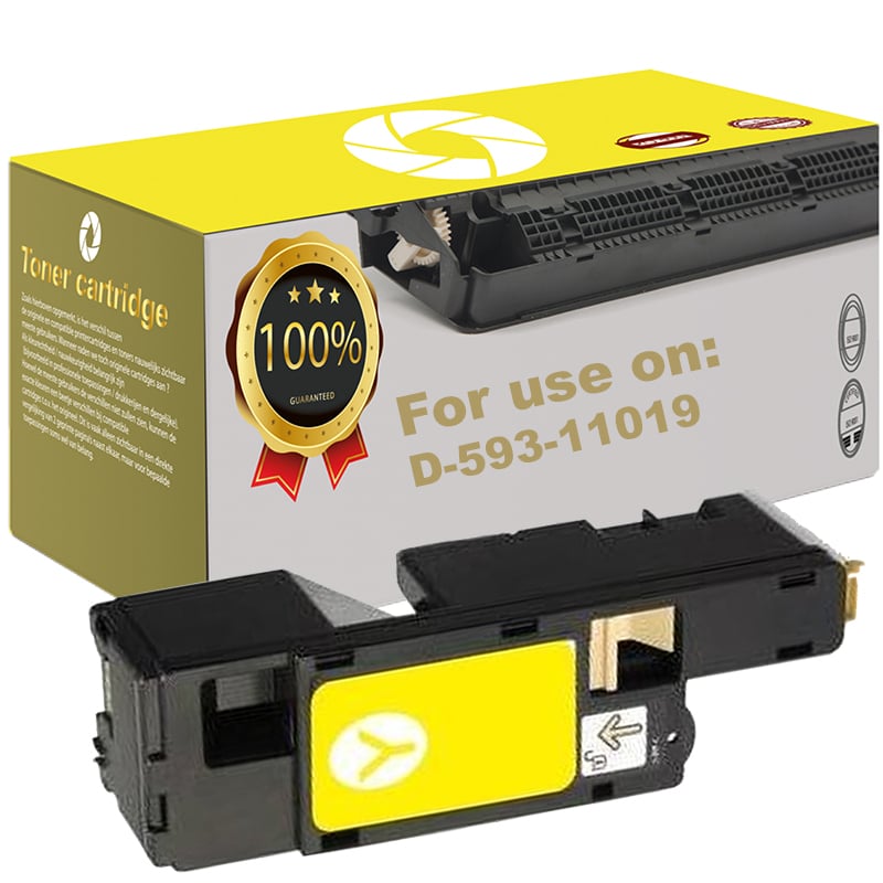 Toner voor Dell 1355cn Color laserprinter | geel