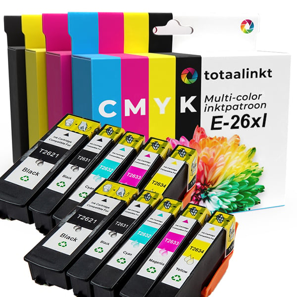 Inktcartridge voor Epson XP-710 | 10-pack multicolor
