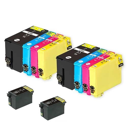 Inktcartridge voor Epson WF-7210DTW | 10-pack multicolor