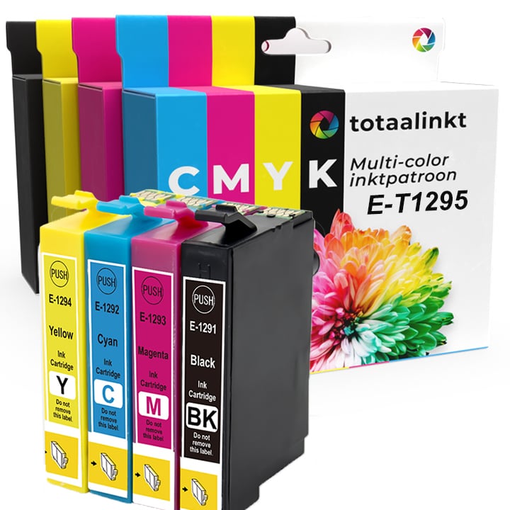 Inktcartridge voor Epson SX420W | 4-pack multicolor