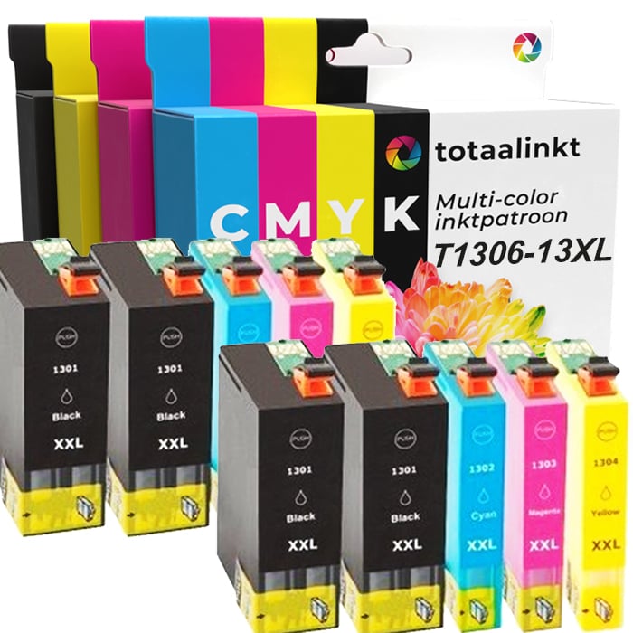 Inktcartridge voor Epson WF-7015 | 10-pack multicolor