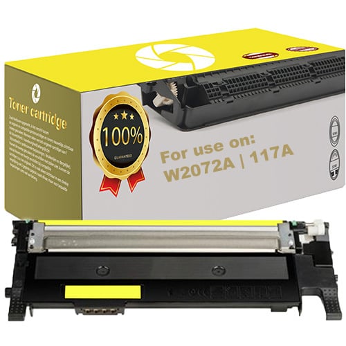 Toner voor HP W2072A-117A | geel