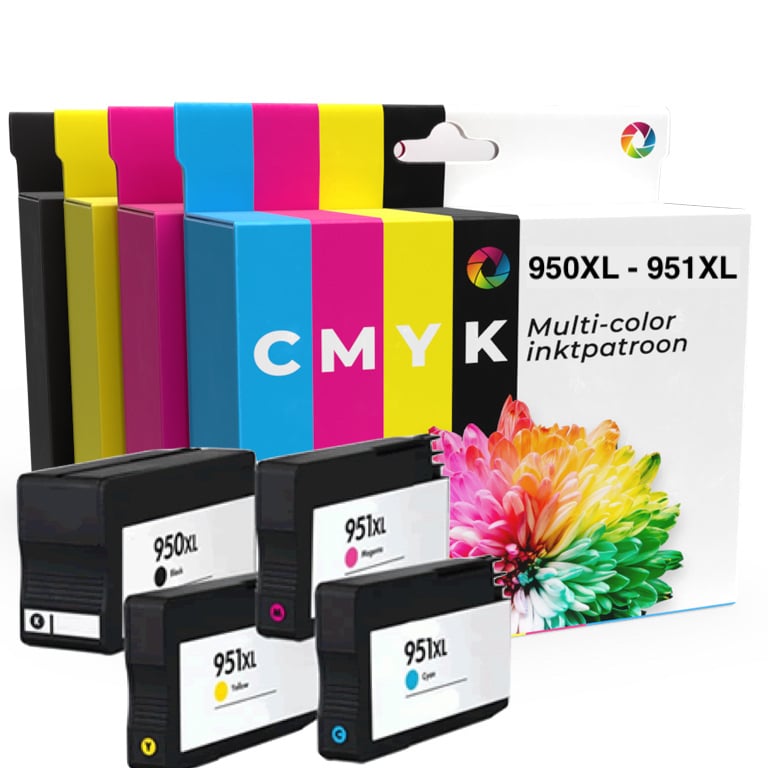 Inktcartridge voor HP OfficeJet Pro 8600 | 4-pack multi-color