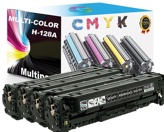 HP LaserJet Pro CP1525n | Toner cartridge 4-pack multi-color