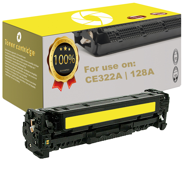 HP CE322A - 128A | Toner cartridge Geel