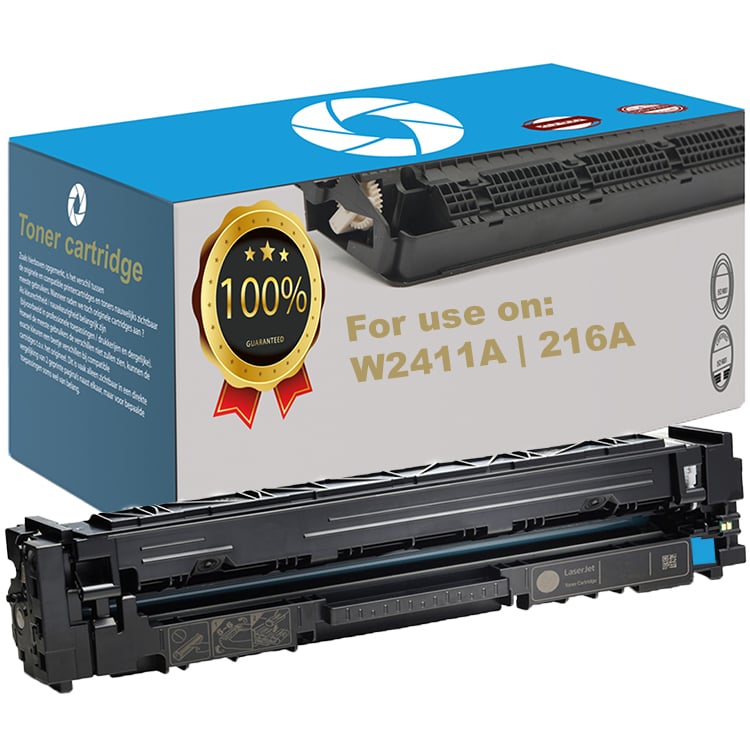 Toner voor HP W2411A-216A *nieuwe Chip*| blauw