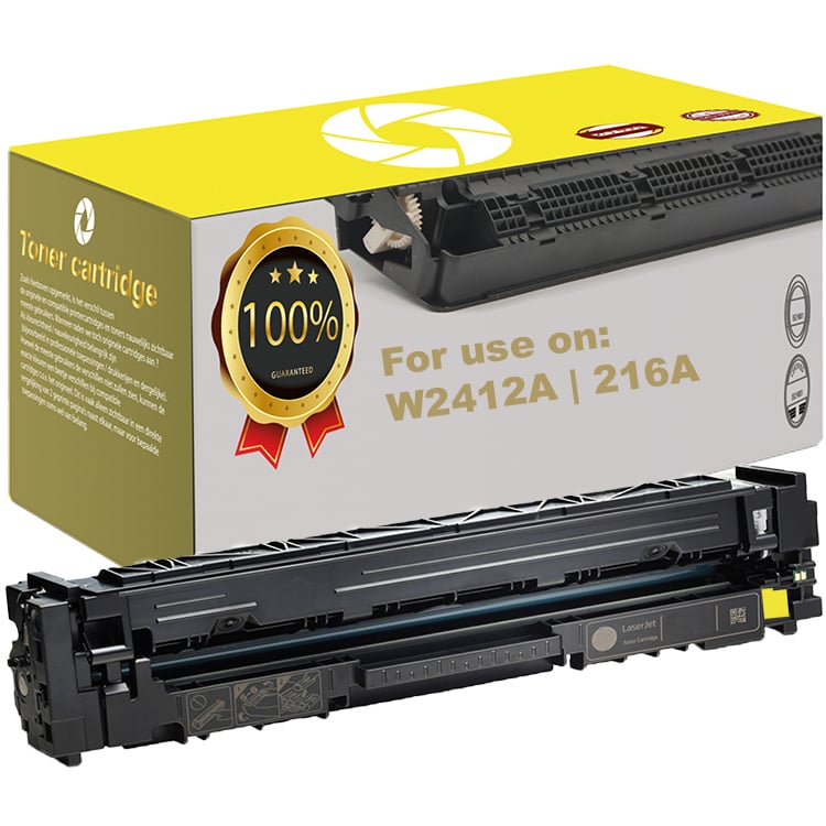 Toner voor HP W2412A-216A *nieuwe Chip*| geel