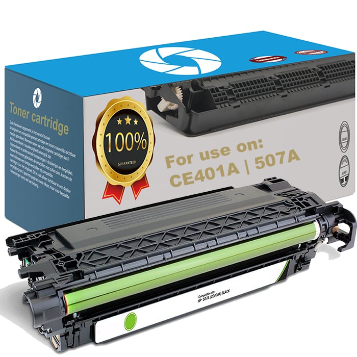 HP CE401A - 507A | Toner cartridge Blauw