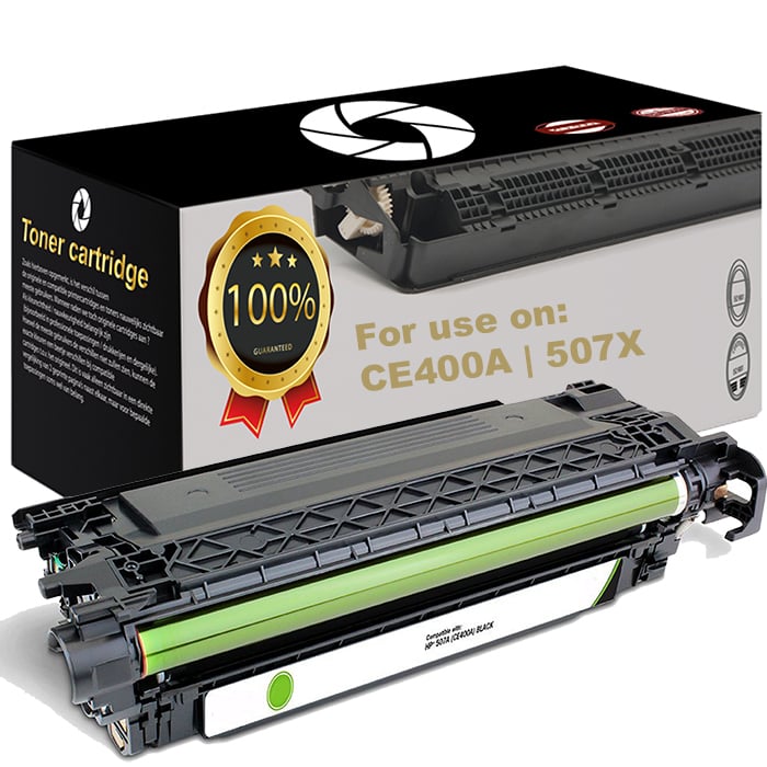 Toner voor HP CE400X-507X | zwart XL