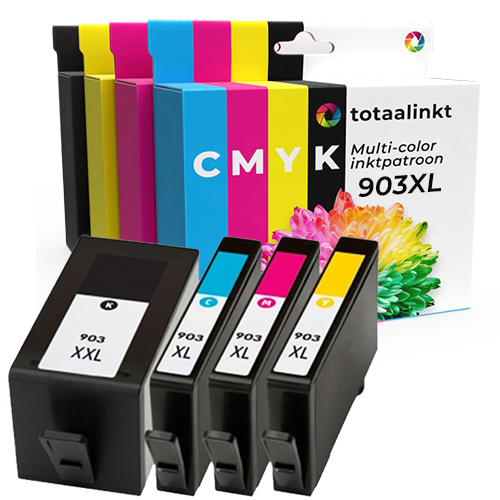 Inkt cartridge voor HP 903XL | 4-pack multicolor