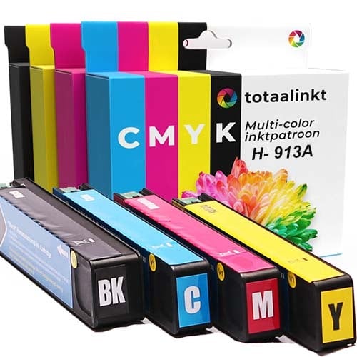 Inktcartridge voor HP 913A | 4-pack multicolor