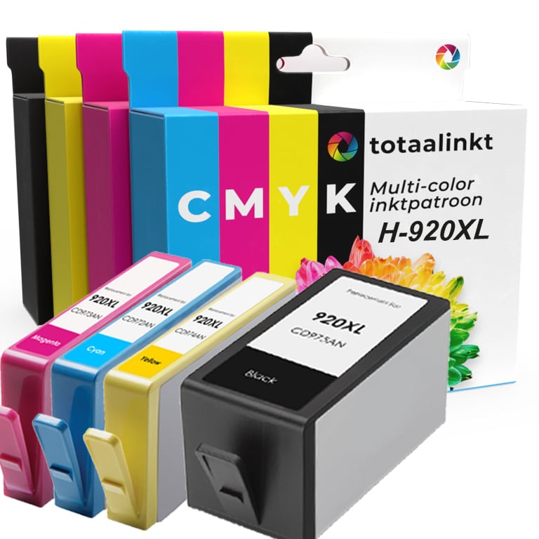 Inktcartridge voor HP 920XL - C2N92AE | 4-pack multicolor