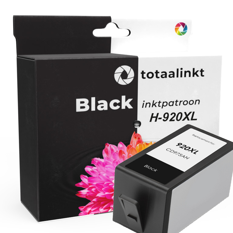 Inktcartridge voor HP OfficeJet 6500A+ E710a | Zwart