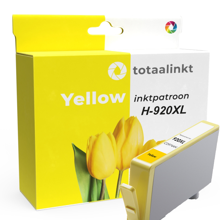 Inktcartridge voor HP 920XL - CD974AE | geel