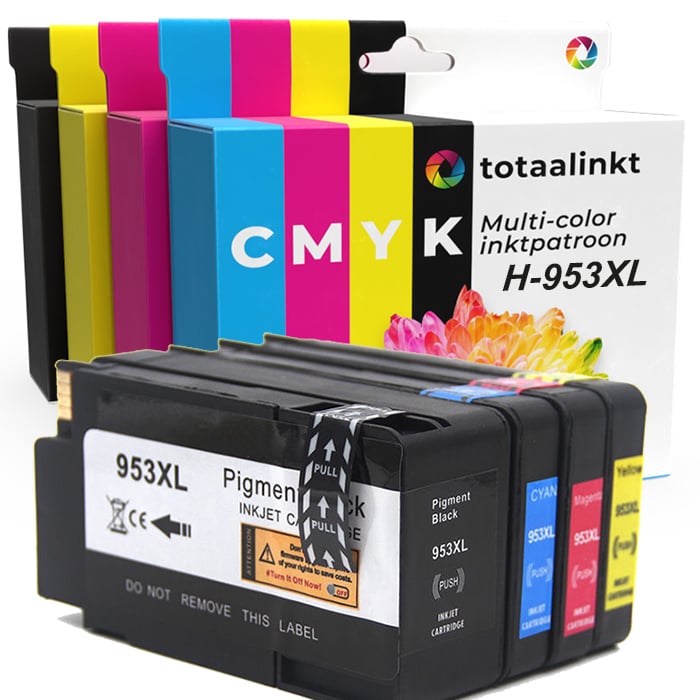 Inkt cartridge voor HP OfficeJet Pro 8715e | 4-pack multicolor