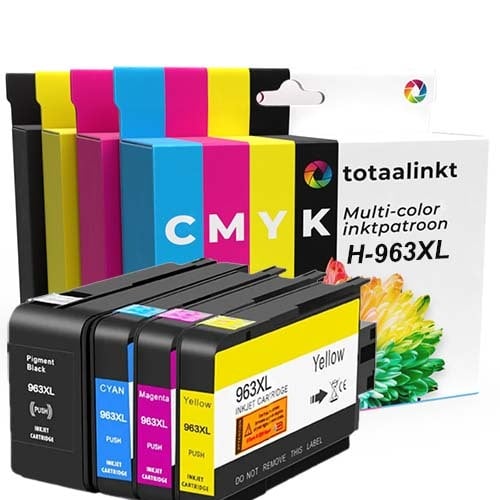 Inktcartridge voor HP OfficeJet Pro 9010 All-in-one | 4-pack multicolor