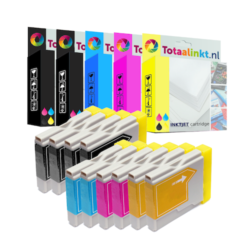 Inktcartridge voor Brother MFC-440CN | 10-pack multi-color