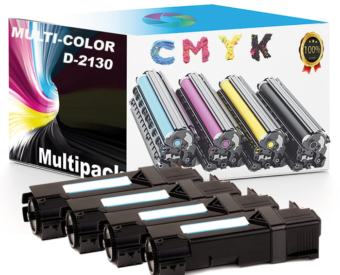 Toner voor Dell 2130dn Color laserprinter | 4-pack multicolor