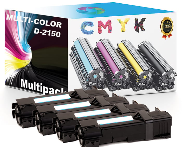 Toner voor Dell 2155 Color laserprinter | 4-pack multicolor