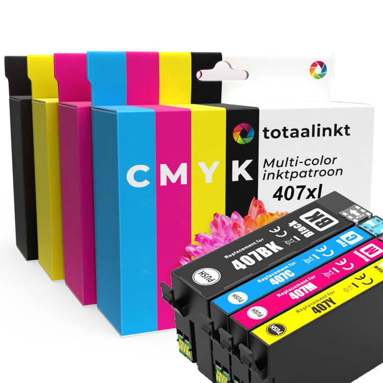 Inktcartridge voor Epson WF-4745 | 4-pack multicolor