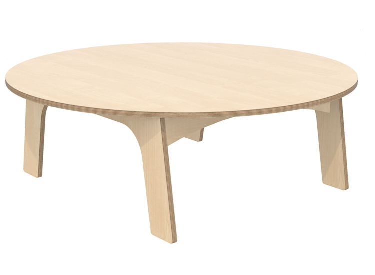 Keukenhof tafel dreumes rond 120cm/kleur