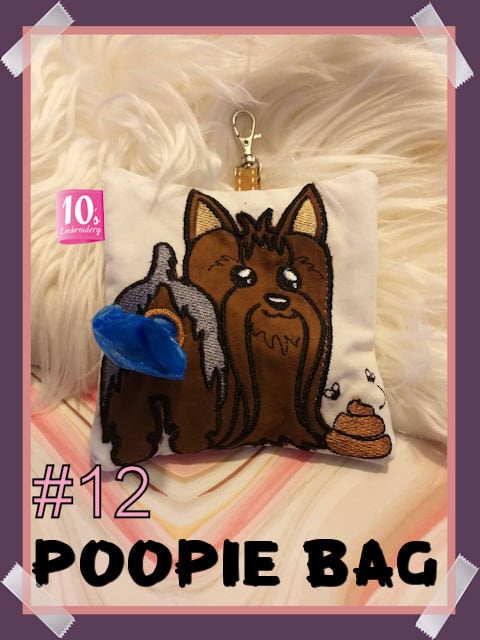 Poopie Bag 12 Yorkshire Terrier Boy