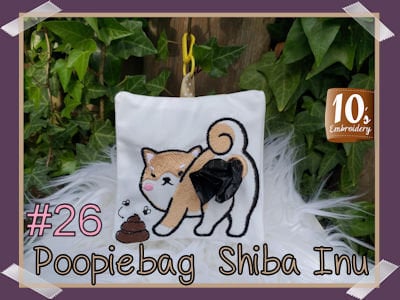 Poopie Bag 26 Shiba-inu