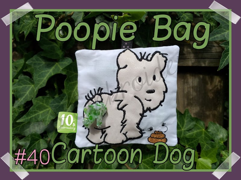 Poopie Bag 40 Cartoon Dog