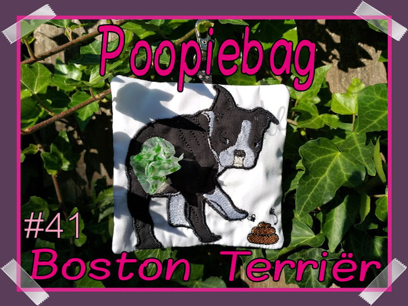 Poopie Bag 41 Boston Terriër