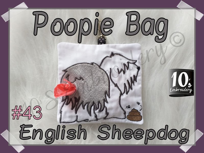 Poopie Bag 43 English Sheepdog