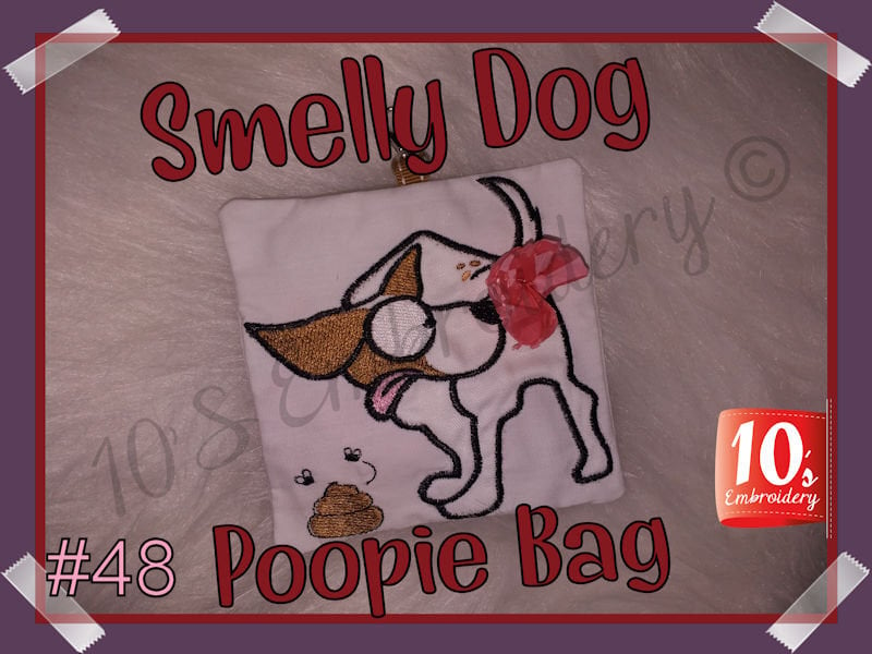 Poopie Bag 48b FILL Smelly Dog
