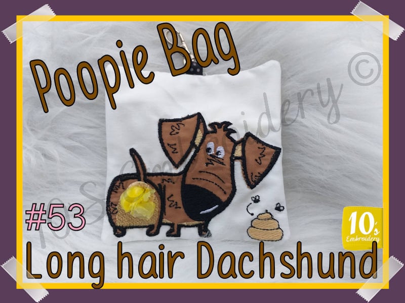 Poopie Bag 53 Long Hair Dachshund