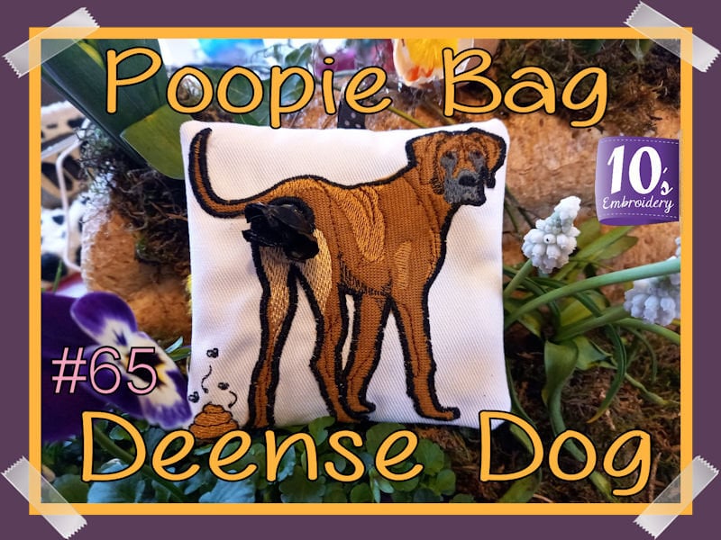 Poopie Bag 65 Deense Dog