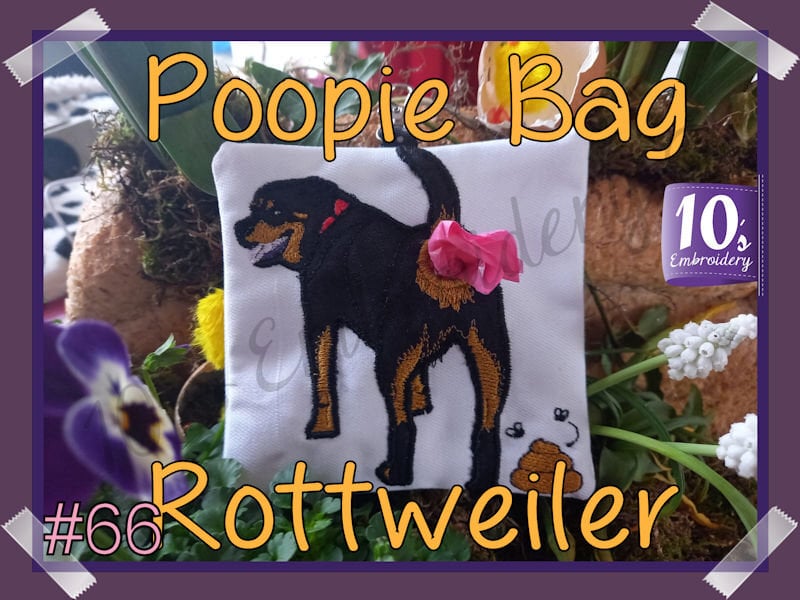 Poopie Bag 66 Rottweiler