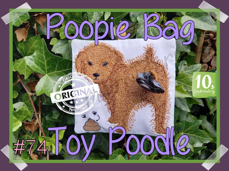 Poopie Bag 74 Toy Poodle