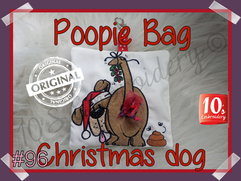 Poopie Bag 96 Christmas Dog